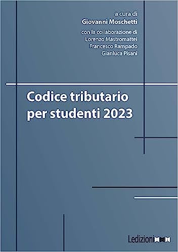 Codice tributario per studenti 2023 giovanni moschetti